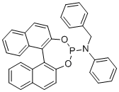 structure of CAS# 1221901-53-6, (11bR)-N-Benzyl-N-phenyldinaphtho[2,1-d:1',2'-f][1,3,2]dioxaphosphepin-4-amine;N-Benzyl-N-phenyldinaphtho[2,1-d:1',2'-f][1,3,2]dioxaphosphepin-4-amin