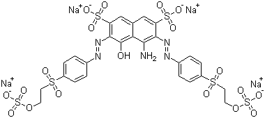 Reactive Black 5 molecular structure (CAS 12225-25-1)