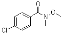 4-Chloro-N-methyl-N-methoxybenzamide molecular structure (CAS 122334-37-6)