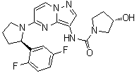 结构式 CAS# 1223403-58-4, Larotrectinib