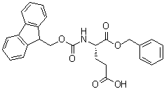 N-[(9H-Fluoren-9-ylmethoxy)carbonyl]-L-glutamic acid 1-(phenylmethyl) ester molecular structure (CAS 122350-52-1)