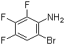 2-溴-4,5,6-三氟苯胺分子结构 (CAS 122375-82-0)