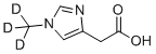 1-Methyl-[d3]-1H-Imidazol-4-yl Acetic Acid molecular structure (CAS 122380-33-0)