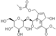 鸡屎藤苷酸甲酯分子结构 (CAS 122413-01-8)