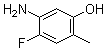 5-Amino-4-fluoro-2-methylphenol molecular structure (CAS 122455-85-0)