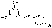 5-[(1E)-2-(4-Bromophenyl)ethenyl]-1,3-benzenediol molecular structure (CAS 1224713-90-9)