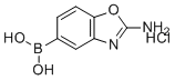 (2-Aminobenzo[d]oxazol-5-yl)boronic acid hydrochloride molecular structure (CAS 1224844-65-8)