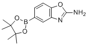 5-(4,4,5,5-Tetramethyl-1,3,2-dioxaborolan-2-yl)benzo[d]oxazol-2-amine molecular structure (CAS 1224844-66-9)