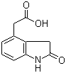 2,3-Dihydro-2-oxo-1H-indole-4-acetic acid molecular structure (CAS 122570-32-5)