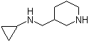 N-Cyclopropyl-3-piperidinemethanamine molecular structure (CAS 1226016-69-8)
