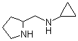 N-Cyclopropyl-2-pyrrolidinemethanamine molecular structure (CAS 1226215-03-7)