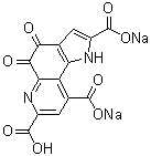 structure of CAS# 122628-50-6, Pyrroloquinolinequinone disodium salt;disodium;2-carboxy-4,5-dioxo-1H-pyrrolo[2,3-f]quinoline-7,9-dicarboxylate
