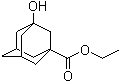 Ethyl 3-hdyroxyadamantane-1-carboxylate molecular structure (CAS 122661-59-0)