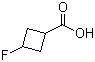 3-Fluorocyclobutanecarboxylic acid molecular structure (CAS 122665-96-7)