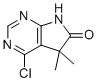 structure of CAS# 1226804-02-9, 4-chloro-5,5-dimethyl-5H,6H,7H-pyrrolo[2,3-d]pyrimidin-6-one