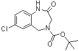 7-Chloro-2-oxo-1,2,3,5-tetrahydrobenzo[1,4]diazepine-4-carboxylic acid tert-butyl ester molecular structure (CAS 1226808-00-9)