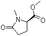 结构式 CAS# 122742-14-7, 1-甲基-5-氧代-D-脯氨酸甲酯; (R)-1-甲基-5-吡咯烷酮-2-羧酸甲酯