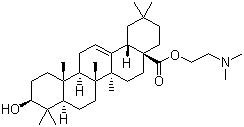 2-Dimethylaminoethyl oleanolate molecular structure (CAS 122746-62-7)