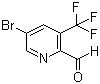 结构式 CAS# 1227489-83-9, 5-溴-3-(三氟甲基)吡啶-2-甲醛