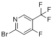 2-Bromo-4-fluoro-5-(trifluoromethyl)pyridine molecular structure (CAS 1227565-58-3)