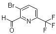 3-Bromo-6-(trifluoromethyl)-2-pyridinecarboxaldehyde molecular structure (CAS 1227573-28-5)