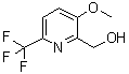 3-Methoxy-6-(trifluoromethyl)-2-pyridinemethanol molecular structure (CAS 1227573-92-3)