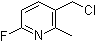 3-(Chloromethyl)-6-fluoro-2-methylpyridine molecular structure (CAS 1227587-12-3)