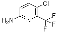 5-Chloro-6-(trifluoromethyl)-2-pyridinamine molecular structure (CAS 1227595-72-3)