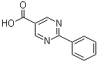 2-Phenyl-5-pyrimidinecarboxylic acid molecular structure (CAS 122773-97-1)