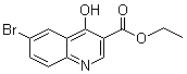 结构式 CAS# 122794-99-4, 6-溴-4-羟基喹啉-3-羧酸乙酯