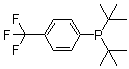 Bis(1,1-dimethylethyl)[4-(trifluoromethyl)phenyl]phosphine molecular structure (CAS 1228182-34-0)