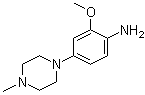 2-Methoxy-4-(4-methylpiperazin-1-yl)aniline molecular structure (CAS 122833-04-9)
