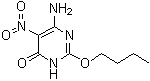 6-Amino-2-butoxy-5-nitro-4(3H)-pyrimidinone molecular structure (CAS 1228588-15-5)