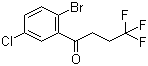 1-(2-Bromo-5-chlorophenyl)-4,4,4-trifluoro-1-butanone molecular structure (CAS 1228788-14-4)