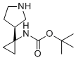 (S)-Tert-butyl (1-(pyrrolidin-3-YL)cyclopropyl)carbamate molecular structure (CAS 1229421-17-3)