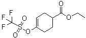 结构式 CAS# 122948-57-6, 4-((三氟甲烷磺酰基)氧基)-3-环己烯-1-羧酸乙酯