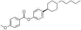 4-Methoxybenzoic acid 4-(trans-4-pentylcyclohexyl)phenyl ester molecular structure (CAS 1229648-08-1)