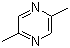 2,5-二甲基吡嗪分子结构 (CAS 123-32-0)