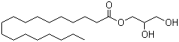 单硬脂酸甘油酯分子结构 (CAS 123-94-4)