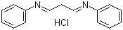 structure of CAS# 123071-42-1, Malonaldehyde bis(phenylimine) monohydrochloride