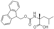 N-[(9H-Fluoren-9-ylmethoxy)carbonyl]-2-methyl-D-leucine molecular structure (CAS 1231709-23-1)