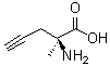(2S)-2-Amino-2-methyl-4-pentynoic acid molecular structure (CAS 1231709-27-5)