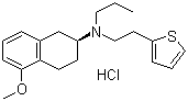 N-Propyl-N-[(2S)-1,2,3,4-tetrahydro-5-methoxy-2-naphthalenyl]-2-thiopheneethanamine hydrochloride molecular structure (CAS 1232344-37-4)