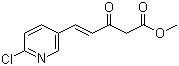 5-(6-Chloro-3-pyridinyl)-3-oxo-4-pentenoic acid methyl ester molecular structure (CAS 1233055-23-6)