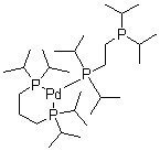 双[1,3-双(二异丙基膦)丙烷]钯分子结构 (CAS 123333-45-9)