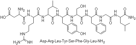 Allatostatin IV molecular structure (CAS 123338-13-6)