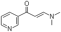 structure of CAS# 123367-26-0, (E)-3-(Dimethylamino)-1-(pyridin-3-yl)prop-2-en-1-one;(2E)-3-(Dimethylamino)-1-(3-pyridyl)prop-2-en-1-one