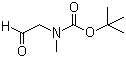 N-Boc-(甲胺基)乙醛分子结构 (CAS 123387-72-4)