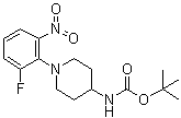 tert-Butyl (1-(2-fluoro-6-nitrophenyl)piperidin-4-yl)carbamate molecular structure (CAS 1233951-67-1)