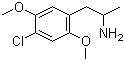 2,5-二甲氧基-4-氯苯丙胺分子结构 (CAS 123431-31-2)